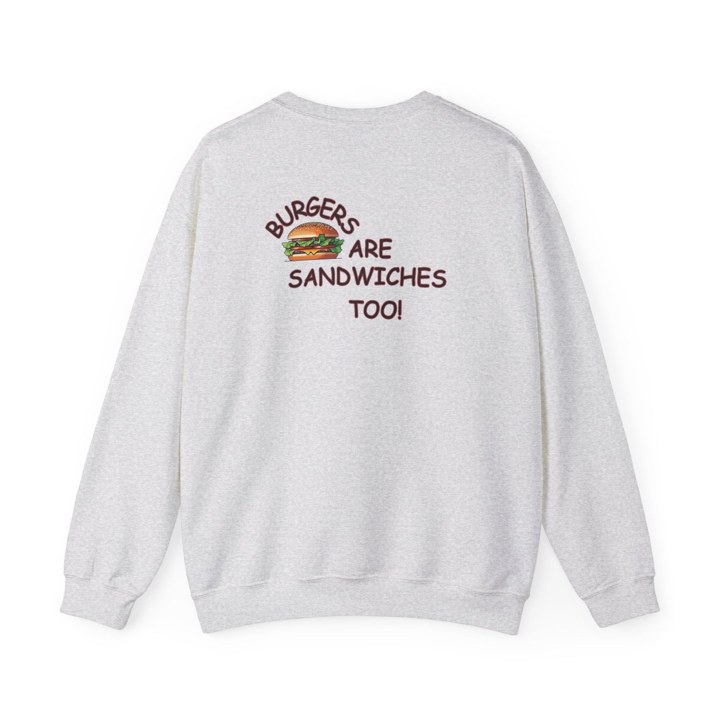 Casual Foodie Crewneck Sweatshirt - Perfect for Burgers Lovers, Comfy Everyday Wear, Great Gift for Foodies, Casual Outings, Fun [...]