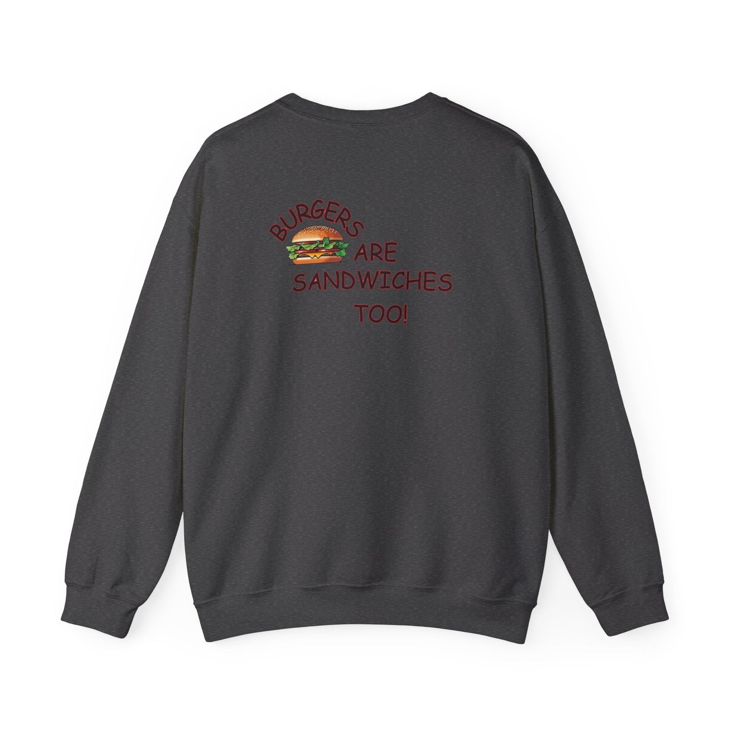 Casual Foodie Crewneck Sweatshirt - Perfect for Burgers Lovers, Comfy Everyday Wear, Great Gift for Foodies, Casual Outings, Fun [...]